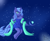 Size: 2430x2000 | Tagged: safe, artist:thomas tesla, princess luna, alicorn, pony, semi-anthro, clothes, flight, flying, holy, nightgown, priestess, s1 luna, solo, young, young luna, younger