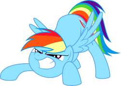 Size: 6000x4277 | Tagged: safe, artist:pastelflakes, rainbow dash, pegasus, pony, absurd resolution, double rainboom, simple background, solo, transparent background, vector
