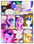 Size: 612x792 | Tagged: safe, artist:newbiespud, edit, edited screencap, screencap, applejack, princess cadance, shining armor, spike, twilight sparkle, unicorn twilight, alicorn, dragon, earth pony, pony, unicorn, comic:friendship is dragons, comic, dialogue, female, freckles, hat, male, mare, open mouth, screencap comic, sitting, stallion, tired, yawn