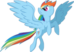 Size: 2432x1726 | Tagged: safe, artist:utahraptorz-poniez, rainbow dash, alicorn, pony, race swap, rainbowcorn, simple background, solo, transparent background, vector
