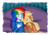 Size: 936x648 | Tagged: safe, artist:lelka-philka, derpibooru import, applejack, rainbow dash, human, equestria girls, appledash, eyes closed, female, humanized, lesbian, shipping, smiling