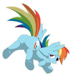 Size: 4671x5000 | Tagged: safe, artist:xniclord789x, rainbow dash, pegasus, pony, absurd resolution, plot, simple background, solo, transparent background, underhoof