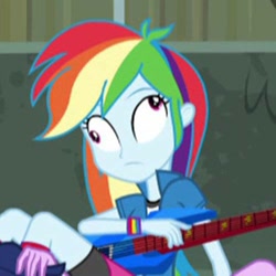 Size: 500x500 | Tagged: safe, derpibooru import, screencap, rainbow dash, equestria girls, rainbow rocks, derp