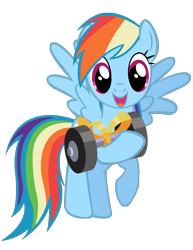 Size: 1221x1579 | Tagged: safe, artist:masterrottweiler, rainbow dash, pegasus, pony, secret of my excess, simple background, solo, transparent background, vector, weight