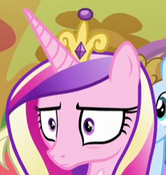 Size: 241x254 | Tagged: safe, screencap, princess cadance, alicorn, pony, once upon a zeppelin, cropped, female, horn