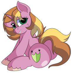 Size: 1920x1962 | Tagged: safe, artist:rainbowtashie, big macintosh, shining armor, oc, oc:home defence, earth pony, pony, unicorn, butt, commissioner:bigonionbean, cutie mark, extra thicc, female, flank, fusion, fusion:home defence, mare, plot, rule 63, simple background, thicc ass, transparent background, writer:bigonionbean