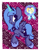 Size: 1313x1700 | Tagged: safe, artist:hedgehog-plant, princess luna, alicorn, pony, #1, magic, number one, ribbon, solo, telekinesis