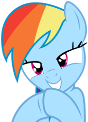 Size: 900x1246 | Tagged: safe, artist:yanoda, rainbow dash, pegasus, pony, simple background, solo, transparent background, vector