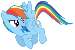 Size: 10400x7000 | Tagged: safe, artist:tardifice, derpibooru import, rainbow dash, pegasus, pony, castle sweet castle, absurd resolution, floating, make this castle a home, open mouth, photoshop, simple background, solo, transparent background, vector