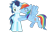 Size: 1024x683 | Tagged: safe, artist:gizemyorganci, rainbow dash, soarin', pegasus, pony, blushing, female, kiss on the cheek, kissing, male, shipping, simple background, soarindash, straight, transparent background, vector