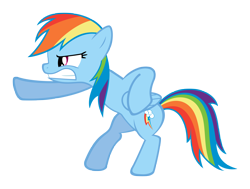 Size: 5000x3778 | Tagged: safe, artist:delectablecoffee, rainbow dash, pegasus, pony, simple background, solo, transparent background, vector