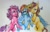 Size: 604x388 | Tagged: safe, artist:quett, derpibooru import, pinkie pie, rainbow dash, sunset shimmer, earth pony, pegasus, pony, unicorn, rainbow dash gets all the mares