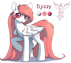 Size: 1246x1102 | Tagged: safe, artist:fensu-san, oc, oc:djizzy, pegasus, pony, :p, reference sheet, solo, tongue out