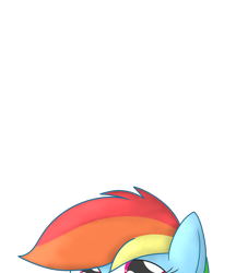 Size: 1280x1483 | Tagged: safe, artist:mr-degration, derpibooru import, rainbow dash, pegasus, pony, peekaboo, simple background, solo, soon, transparent background