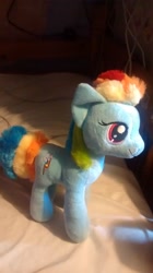 Size: 1456x2592 | Tagged: safe, derpibooru import, rainbow dash, irl, photo, plushie, solo, wingless