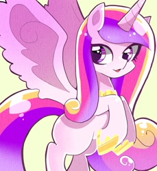 Size: 1099x1202 | Tagged: safe, artist:master_0130, princess cadance, alicorn, pony, female, looking at you, mare, solo