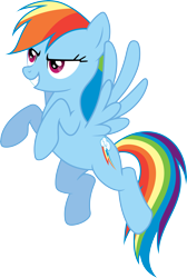 Size: 4553x6758 | Tagged: safe, artist:hawk9mm, rainbow dash, pegasus, pony, absurd resolution, simple background, solo, transparent background, vector