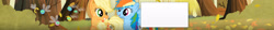 Size: 2560x285 | Tagged: safe, derpibooru import, applejack, rainbow dash, earth pony, pegasus, pony, banner, fimfiction