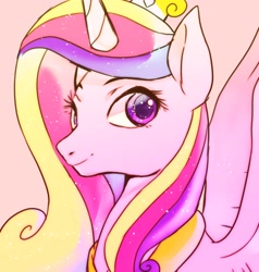 Size: 2894x3040 | Tagged: safe, artist:hosikawa, princess cadance, alicorn, pony, crown, female, jewelry, mare, regalia, solo