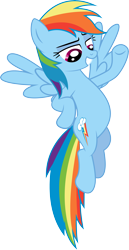 Size: 5954x11519 | Tagged: safe, artist:mrcabezon, rainbow dash, pegasus, pony, absurd resolution, simple background, solo, transparent background, vector