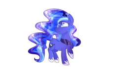 Size: 1024x576 | Tagged: safe, artist:lynchristina, princess luna, alicorn, pony, crown, female, jewelry, mare, regalia, simple background, solo, transparent background