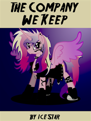 Size: 1161x1541 | Tagged: safe, artist:cartoontiger, princess cadance, alicorn, pony, alternate hairstyle, fanfic, fanfic art, fanfic cover, fanfic in the description, link in description, missing accessory, solo