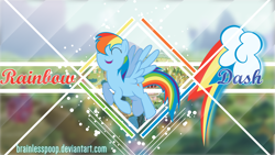 Size: 1920x1080 | Tagged: safe, artist:brainlesspoop, derpibooru import, rainbow dash, pegasus, pony, solo, vector, wallpaper