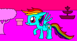 Size: 1205x635 | Tagged: safe, artist:killerbug2357, derpibooru import, rainbow dash, pegasus, pony, 1000 hours in ms paint, ms paint, solo