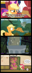 Size: 1296x2961 | Tagged: safe, artist:paladindrakkenwolf, edit, edited screencap, editor:wild stallions, screencap, apple bloom, applejack, princess cadance, alicorn, earth pony, pony, best gift ever, made in manehattan, somepony to watch over me, apple bloom's bow, applejack's hat, applejack's hat's death, bow, cowboy hat, female, filly, hair bow, hat, hat and bow closet, headcanon, implied applejack's parents, mare, not a continuity error, speech bubble