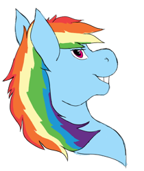 Size: 426x508 | Tagged: safe, artist:guro420, derpibooru import, rainbow dash, pegasus, pony, female, mare, simple background, solo, transparent background