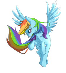 Size: 900x1000 | Tagged: safe, artist:rosurin, rainbow dash, pegasus, pony, female, mare, simple background, solo, transparent background