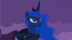 Size: 1068x600 | Tagged: safe, screencap, princess luna, alicorn, pony, luna eclipsed, clothes, hoodie, solo