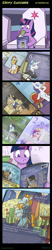 Size: 1200x5800 | Tagged: safe, artist:pacificgreen, coloratura, doctor horse, doctor stable, fancypants, filthy rich, princess cadance, rarity, rockhoof, twilight sparkle, twilight sparkle (alicorn), alicorn, earth pony, pony, unicorn, yak, cane, comic, countess coloratura, female, forbes, gem, gold, gravity falls, magazine, male, mare, money, parody, stallion, watch