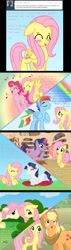 Size: 800x2810 | Tagged: safe, artist:shyflier, derpibooru import, applejack, applejack (male), bubble berry, butterscotch, dusk shine, elusive, fluttershy, pinkie pie, rainbow blitz, rainbow dash, rarity, twilight sparkle, earth pony, pegasus, pony, unicorn, appleshy, appleshy (straight), implied shipping, mane six, rule 63, self ponidox