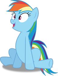 Size: 3048x4000 | Tagged: safe, artist:dashiesparkle, derpibooru import, rainbow dash, pegasus, pony, .svg available, cute, open mouth, shadow, simple background, sitting, solo, transparent background, vector