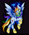 Size: 2500x3000 | Tagged: safe, artist:reiga92, derpibooru import, rainbow dash, alicorn, pony, alicornified, race swap, rainbowcorn, rearing, solo, spread wings