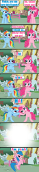 Size: 576x2520 | Tagged: safe, artist:death-driver-5000, derpibooru import, firefly, pinkie pie, rainbow dash, earth pony, pony, g1, comic, fusion, fusion dance, g1 to g4, generation leap