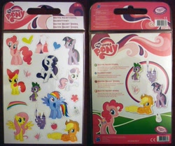 Size: 1200x1002 | Tagged: safe, derpibooru import, apple bloom, applejack, fluttershy, pinkie pie, rainbow dash, rarity, spike, sweetie belle, twilight sparkle, butterfly, dragon, earth pony, pegasus, pony, unicorn, apple, blank flank, cutie mark, female, filly, foal, food, heart, hooves, horn, irl, lying down, magnet, mare, merchandise, open mouth, photo, smiling, spread wings, standing, teeth, text, wings