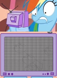 Size: 657x900 | Tagged: safe, rainbow dash, pegasus, pony, exploitable meme, meme, tv meme, when you see it