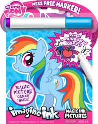 Size: 393x500 | Tagged: safe, rainbow dash, pegasus, pony, book, marker, merchandise, solo