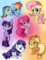 Size: 2550x3300 | Tagged: safe, artist:quila111, derpibooru import, applejack, fluttershy, pinkie pie, rainbow dash, rarity, twilight sparkle, earth pony, pegasus, pony, unicorn