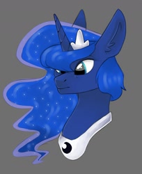 Size: 1318x1615 | Tagged: safe, artist:moonert, princess luna, alicorn, pony, female, mare, simple background, solo