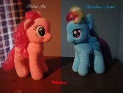 Size: 3264x2448 | Tagged: safe, derpibooru import, pinkie pie, rainbow dash, irl, photo, plushie, ty