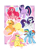 Size: 765x990 | Tagged: safe, artist:inkfall, derpibooru import, applejack, fluttershy, pinkie pie, rainbow dash, rarity, twilight sparkle, earth pony, pegasus, pony, unicorn, mane six