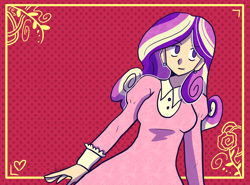 Size: 2700x2000 | Tagged: safe, artist:lunawoonanight, princess cadance, human, clothes, dress, humanized, solo