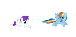 Size: 1616x804 | Tagged: safe, derpibooru import, rainbow dash, pegasus, pony, pony creator, buzz lightyear, crossover, flying