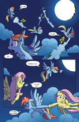 Size: 1040x1600 | Tagged: safe, edit, idw, fluttershy, rainbow dash, pegasus, pony, spoiler:comic