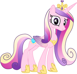 Size: 2580x2467 | Tagged: dead source, safe, artist:a01421, princess cadance, alicorn, pony, female, high res, mare, simple background, solo, transparent background, vector