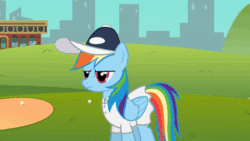Size: 480x270 | Tagged: safe, artist:agrol, derpibooru import, rainbow dash, scootaloo, pegasus, pony, animated, clothes, everypony plays sports games, fence, loop, rainbow dash always dresses in style, skirt, tree, youtube link