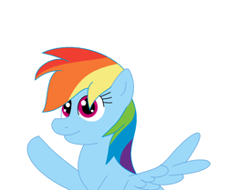 Size: 1053x881 | Tagged: safe, artist:yagoshi, derpibooru import, rainbow dash, pegasus, pony, solo